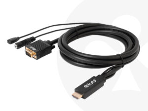 Cable Club 3D HDMI a VGA/28AWG 2m M/M Negro CAC-1712