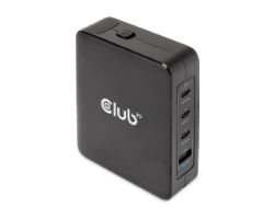 Cargador Viaje Club 3D 140W 3xUSB-A+1xUSB-C