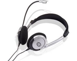 Auric+Micro CONCEPTRONIC 3.5mm Negro/Plata