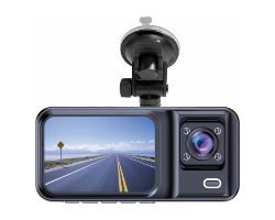 Cámara DashCam DENVER Doble 2" IPS Negra Cámara DashCam DENVER Doble 2" IPS Negra