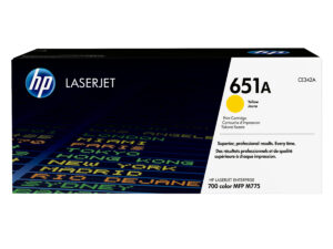 Toner HP LaserJet 651A Amarillo 16000 páginas