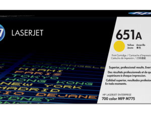 Toner HP LaserJet 651A Amarillo 16000 páginas