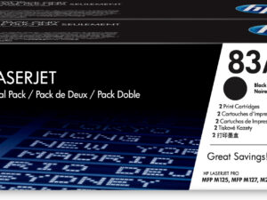 Toner HP LaserJet 83AD Negro 3000 pág Pack 2