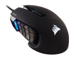 Ratón Gaming Corsair Scimitar LED Negro