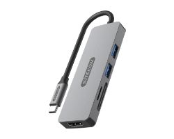 Docking Sitecom 5en1 USB-C a HDMI/USB-A/SD