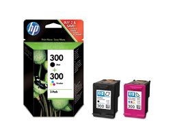 Tinta HP 300 Pack Tricolor/Negro