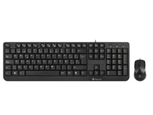 T+Ratón NGS Multimedia USB 1000dpi Negro