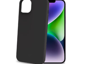 Funda CELLY Cromo 6.7" iPhone 15 Plus Negra (CROMO1055B