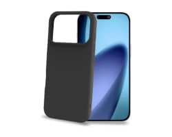 Funda Celly Cromo iPhone 17 Pro Negra