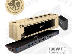 Docking Club 3D 12en1 USB-C 100W Negro