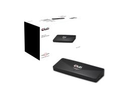 Docking Club 3D USB-A/DVI/DP/HDMI Negro
