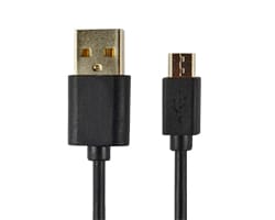 Cable CONCEP. USB2/mUSB 1m Pack 5 Negro