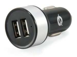 Cargador CONCEPTRONIC Coche 2xUSB 2.0 Negro