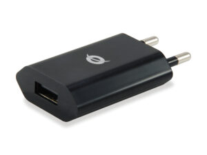 Cargador CONCEPTRONIC Pared 1xUSB 2.0 Negro