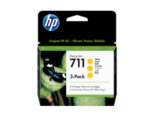 Tinta HP DesignJet 711 Amarillo Pack 3 29ml