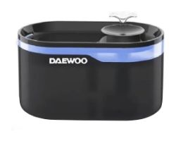 Fuente de Agua DAEWOO Mascotas 2.6L Negra