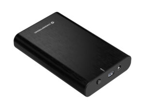 Caja CONCEPTRONIC SSD/HD 2.5"/3.5" USB3 Negra