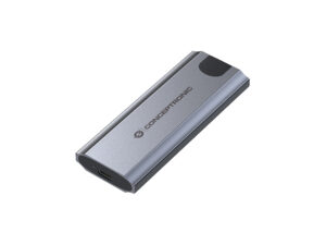 Caja CONCEPTRONIC SSD M.2 NVMe USB-C Gris