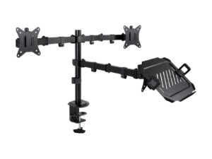 Soporte Mesa TooQ 2 Monitores 1 Portátil