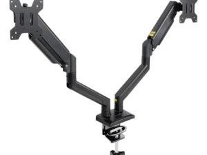 Soporte Mesa TooQ 13"-34" 2 Brazos Negro