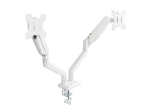 Soporte Mesa TooQ 13"-34" 2 Brazos Blanco