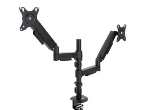 Soporte Mesa TooQ 17"-32" 2 Brazos Negro