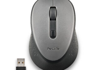 Ratón NGS Dew Gray Wireless 1600dpi Gris