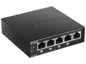 Switch D-Link 5p 10/100/1000 PoE Negro
