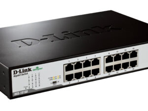Switch D-Link 16xRJ45 GbE Rack Metal Negro
