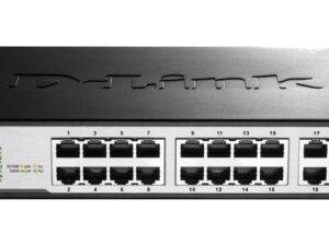 Switch D-Link 24xRJ45 GbE Rack 1U Negro