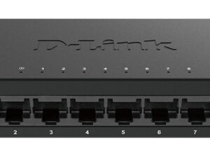 Switch D-Link 8xRJ45 GbE Negro