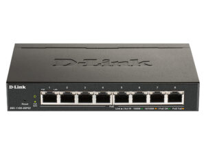 Switch D-Link 8xRJ45 GbE PoE+ Negro