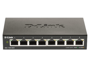 Switch D-Link 8xRJ45 GbE Negro
