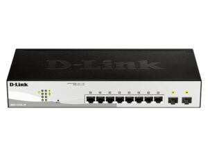 Switch D-Link 8xRJ45 GbE 2xSFP Rack Negro