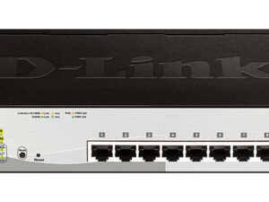 Switch D-Link 8xRJ45 2xSFP PoE Rack 1U
