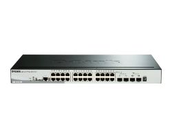 Switch D-Link 24xRJ45 GbE 4SFP PoE