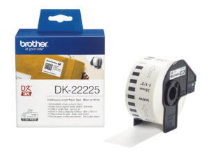 Cinta BROTHER 38mm 30.48m Negro sobre Blanco Cinta BROTHER 38mm 30.48m Negro sobre Blanco