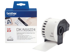 Cinta BROTHER blanca de papel 54mm 30.48m