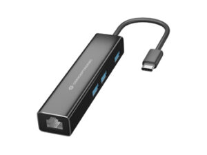 Adaptador CONCEPTRONIC USB-C a RJ45/3xUSB-A