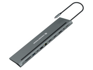Docking CONCEPTRONIC 12en1 USB-C 18cm Gris