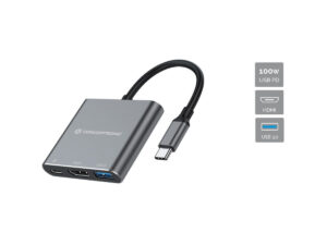 Adaptador CONCEPTRONIC USB-C a HDMI/USB-A/C