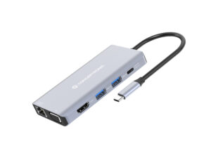 Adaptador CONCEPTRONIC USB-C 10en1 100W Gris