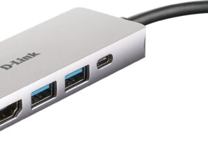 Hub D-Link USB-C a HDMI RJ45 USB-C 2xUSB 3.0