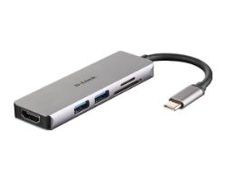 Docking D-Link Usb-C USB3/HDMI/Lector tarj.