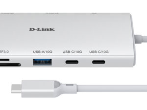Docking D-Link USB-C a USB/HDMI/RJ45 Blanco