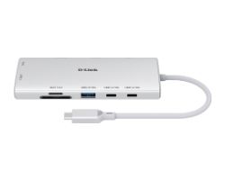 Docking D-Link USB-C a USB/HDMI/RJ45 Blanco
