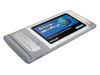Tarjeta red Wireless D-Link PCMCIA 108Mbp