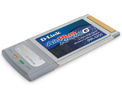 Tarjeta red Wireless D-Link PCMCIA 108Mbp