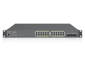 Switch EnGenius 24xRJ45 GbE 4xSFP+ PoE 1U