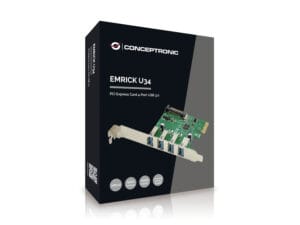 Controladora CONCEPTRONIC PCIe 4xUSB-A 3.0